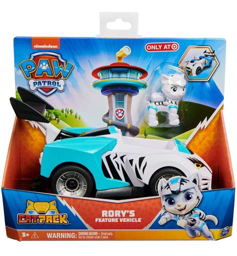 Wild Cat is geared up for some exciting rescue action, wearing his metallic-orange armor, helmet and Cat Pack badge, so he looks just like the pups from the PAW Patrol series. . Cat pack paw patrol toys